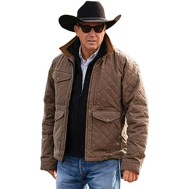 Yellowstone-John-Dutton-Quilted-Jacket