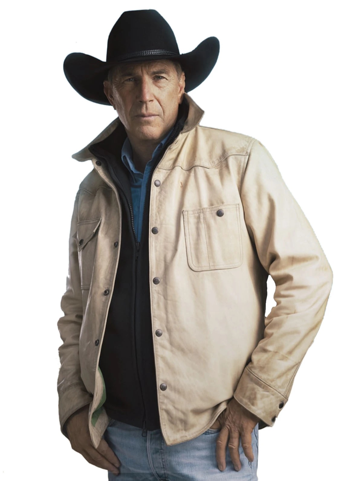 Yellowstone-Season-5-John-Dutton-White-Jacket
