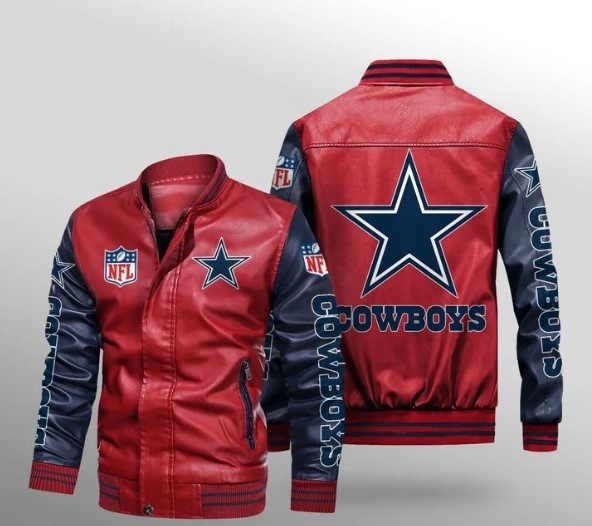 Dallas-Cowboys-Red-Leather-Jacket
