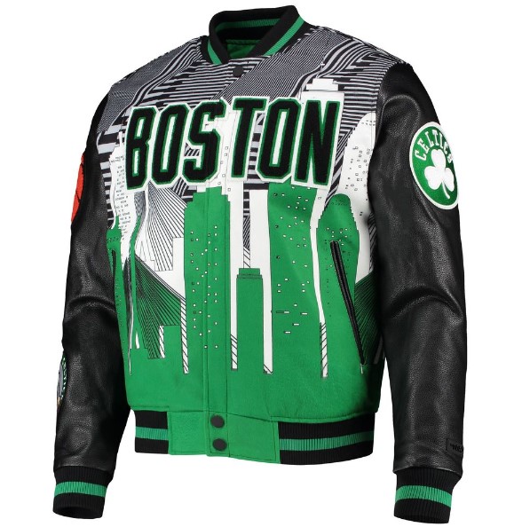Boston Celtics Varsity Jacket - Green