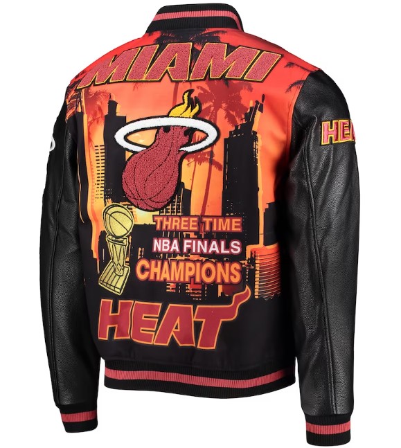 NBA Basketball Miami Heat Varsity Jacket - Jackets Expert