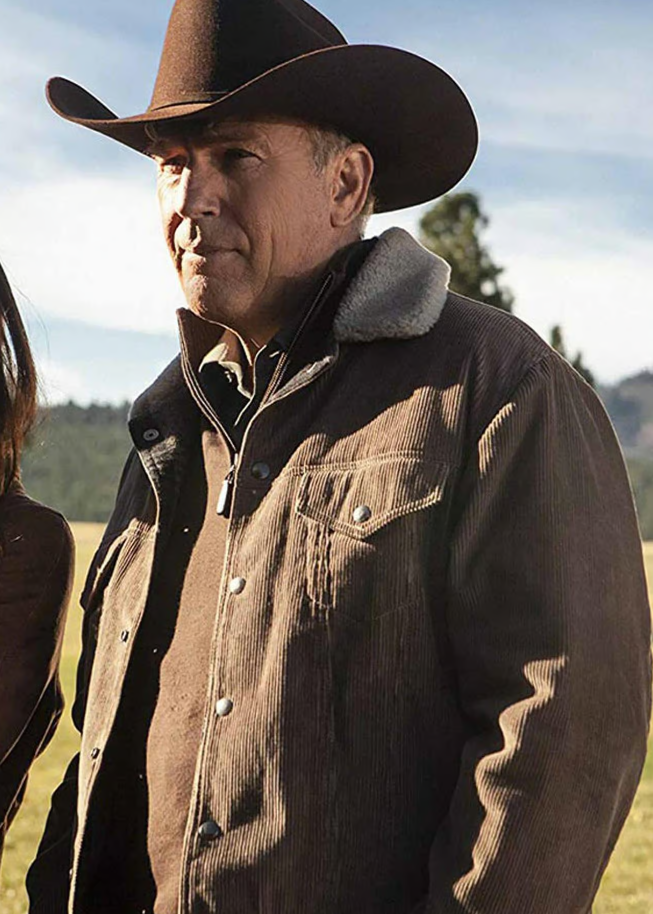 John-Dutton-Yellowstone-Season-6-Fur-Collar-Brown-Leather-Jacket