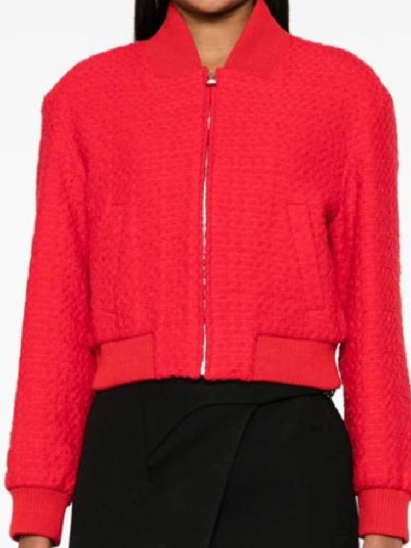Kristen-Bell-Nobody-Wants-This-Red-Bomber-Jacket-front