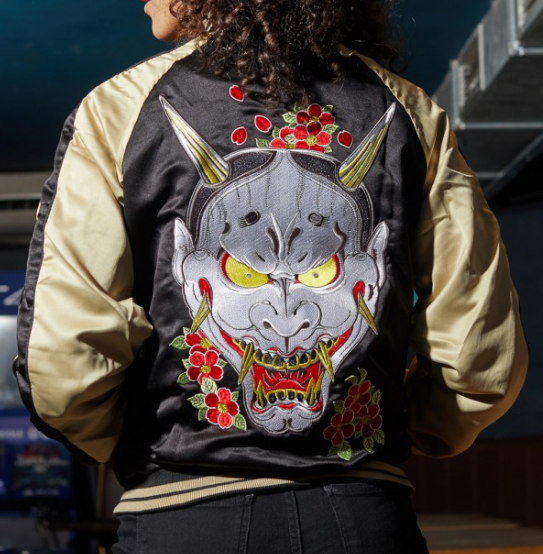 Yakuza-Goro-Majima-Logo-women-Jacket-back