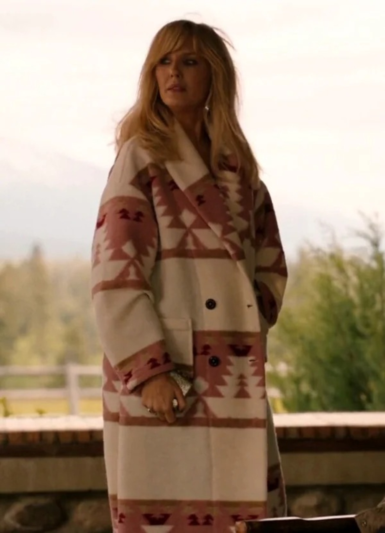 Beth-Dutton-Yellowstone-S05-Keilly-Relly-Pink-Printed-Coat