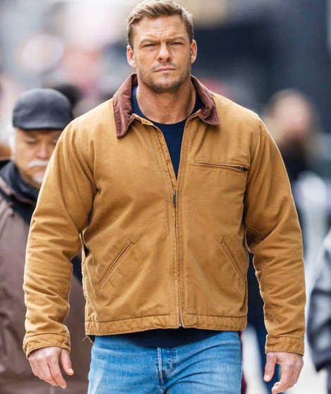 Alan-Ritchson-Reacher-Season-3-Brown-Cotton-Jacket